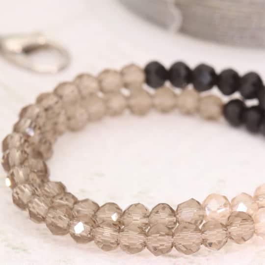 3.5mm Ombre AB Glass Faceted Round Beads, 100ct. by Bead Landing™